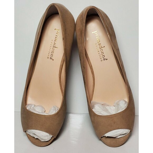 PRIMADONNA COLLECTION WOMEN'S EURO 36 PLATFORM TAUPE NEW /BOX 33746 - Picture 4 of 12